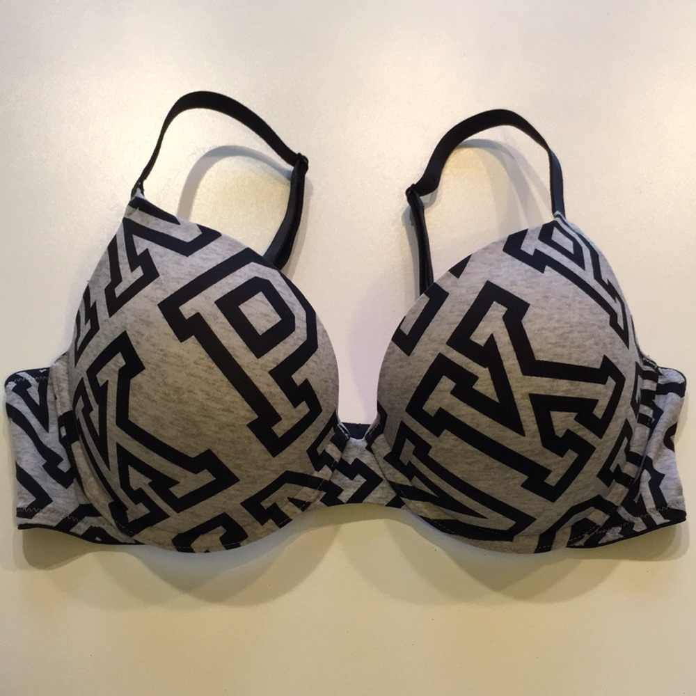 VS PINK Wear Everywhere Push Up Bra 36C